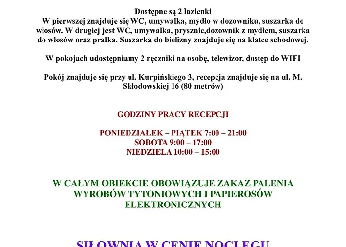 Centrum Noclegowe Ii Auberge de jeunesse *